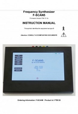 FSLIT109   F-SCAN5 Instruction manual