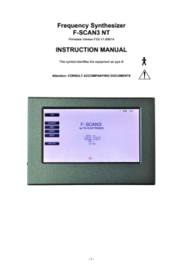 FSLIT114 F-SCAN3 NT Instruction manual