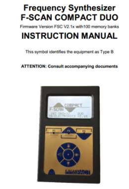 FSLIT112   Instruction manual F-SCAN COMPACT DUO